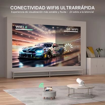 Proyector Full HD | Pelis, series y +10000 juegos en pantalla gigante