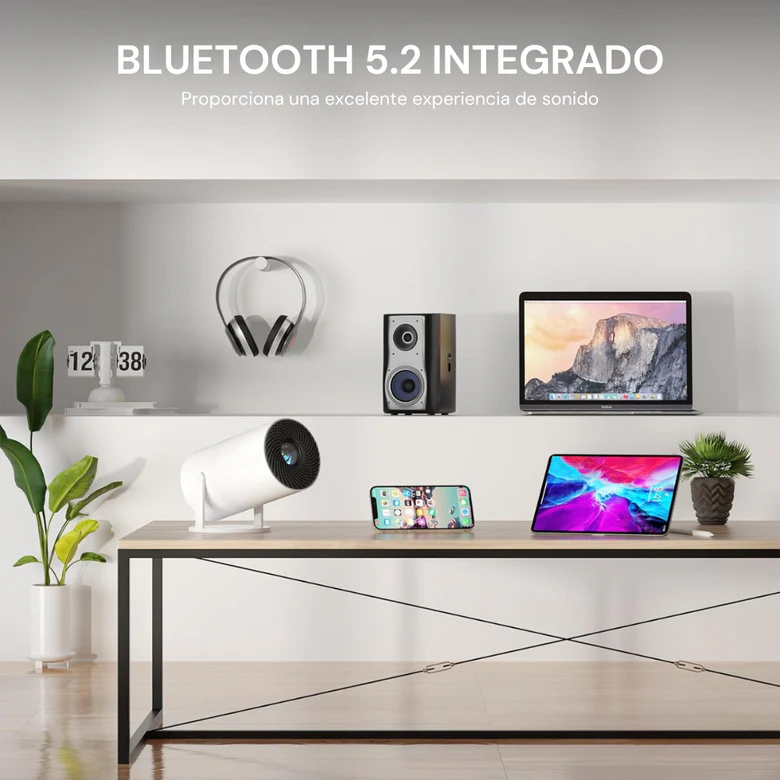 Proyector Full HD | Pelis, series y +10000 juegos en pantalla gigante